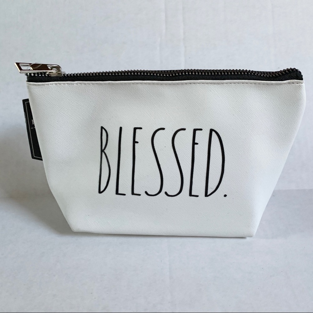 NWT RAE DUNN Cosmetic Bag Blessed